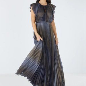 BCBG MaxAzria Navy Metallic Dress